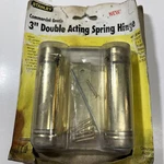 (2) 3 -76MM Stanley Double Acting Spring Hinges. Fixed Price $14.00.