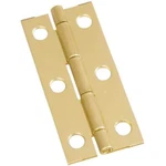 National Hardware Bright Brass Decorative Narrow Hinge N211-250. Fixed Price $9.99.
