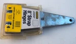 Vintage 80'S "stanley" 8" Strap Hinges Plated Nos 78-1630 US2C-ZINC V902. Fixed Price $34.95.