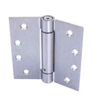 Self Closing 4 In. Square Satin Chrome Adjustable Spring Door Closer Hinge 29166. Fixed Price $24.00.