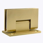 Gold Brass 90 Heavy Duty Glass Door Hinge For 5/16" To 1/2" Tempered. Fixed Price $106.99.