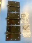 Hager Square Corner Door Hinge Black 4.5 Inch X 3-PACK BB1279 010266. Fixed Price $14.24.