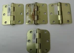 3" Round Corner Door Utility Hinges Lot Of B1550 & B1460, Brainerd. Fixed Price $5.50.