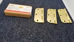(qty 9) Design House 181396: 3-1/2" Steel Door Hinge 5/8" Radius Corners. Fixed Price $23.00.