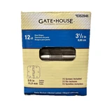 Gate House 1/2 12 Count Door Satin Nickel #0352846 With Screws. Fixed Price $22.88.