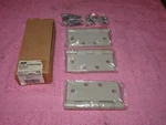 Box Of 3 Ace Heavy Duty Commercial Grade Hinges - 4 1/2" Ball Bearing Prime. Fixed Price $29.99.
