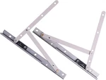 Pair Casement Window Hinge, 10 Inch Stainless Steel Finish ADJUSTABLE/2 Pack. Fixed Price $22.86.
