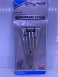 National N342-485 Stainless Steel Heavy Strap Hinge 6 Inch Retail Pkg Pcs New. Fixed Price $39.00.