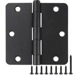 12 Black Door Hinges Matte Pack-no Squeak,. Fixed Price $36.90.