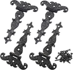 4 Pack Antique T-strap Black Decorative Barn Door Tee Shed Hardware. Fixed Price $12.39.