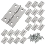30PCS 2.75" 1.7" Stainless Steel Hinges - Small Butt For Wooden Box .... Fixed Price $28.12.