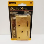 Vtg 4" Stanley Interior Door Stain Nickel Hinge 75-0354/741 Gold Tone. Fixed Price $10.79.