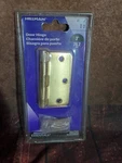 851287 Hillman 1- 3" Brass Finish Door Hinge. Fixed Price $5.38.