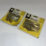 2-PACKS Stanley Usa Narrow Cabinet Hinges 3" CD295 Satin Brass Plated W/screws. Fixed Price $7.08.