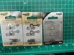 3-PACK Lot 2/PIECE National Hardware N211-017 Hook & Staples Satin Nickel V1841. Fixed Price $14.62.