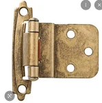 6 Pks Liberty 3/8" Self Closing Inset Cabinet Hinge Antique Brass H0104AC-AB-03. Fixed Price $12.99.