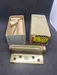 Vintage 3 Spartan Single Action Spring Hinges (pair) Brass Plated Nos. Fixed Price $25.99.