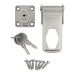 Gatehouse 3-1/2-IN Zinc Keyed Hinge Hasps Item #803706 Model #S841-590. Fixed Price $12.15.