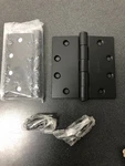 4.5" X Square Corner Plain Bearing Mortise Hinge - Pair Flat Black. Fixed Price $16.07.