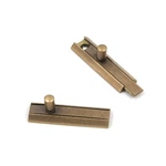 Bitray 2PCS Slide Bolt Latch 2-INCH Solid Brass Antique Door , Bronze Tone. Fixed Price $16.99.