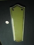 Baldwin #2285.003 Push Plate, Lifetime Polished Brass Finish, 10-7/8" Height. Fixed Price $122.40.