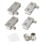 Tambee Glass Door Pivot Hinge Small Shower For 5-8MM, Silver. Fixed Price $13.34.
