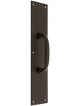 Deltana PPH55 Bronze Solid Brass Push Plate With Handle. Fixed Price $74.18.