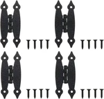 Dgzzi 4PCS Black Antique Iron H-shaped Cabinet Hinges For Cupboard, Kitchen,.... Fixed Price $14.52.
