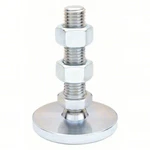 & W Leveling Mount LP3-03: 3/4"-10, Bolt Lg, Zinc-plated, Steel Base. Fixed Price $19.91.
