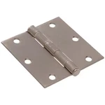 Hillman Satin Nickel Residential Door Hinge With Square Corner, 3-1/2 In.. Fixed Price $7.00.
