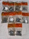 Amerock BP7928-26 Silver Polished Chrome Face Self-closing Inset Hinges 10 Sets. Fixed Price $24.99.