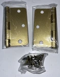 Emtek 910234 3.5 X Door Hinges US4 Satin Brass 1/4 Radius New. Fixed Price $15.99.