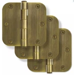 Signature Hardware 3-1/2" Rounded Steel Door Hinge With Plain Bearing Pack. Fixed Price $11.70.