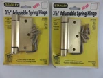 Stanley 53-0743 Door 3-1/2" Adjustable Spring Hinge Made Usa New Old Stock. Fixed Price $19.95.
