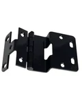 Rpc 376-1D 13/16" Overlay Hinge Satin Black Finish For 3/4" Doors. Fixed Price $12.00.