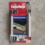 10 Pack Omg Fasten Master 7" Universal White Gutter Screws & Ferrules /drive Bit. Fixed Price $9.95.
