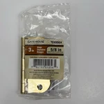 Gatehouse Interior Door Hinge 3 In. 5/8 Radius Rounded Edges Satin Brass. Fixed Price $9.95.