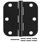 18 Pack Brushed Nickel Door Hinges 3.5 Inch 1/2 Interior 5/8 Radius Corners. Fixed Price $133.46.