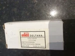 Deltana Solid Brass S35HD Satin Chrome 3.5" Square Steel Hinge New Box. Fixed Price $12.99.