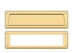 Deltana MS211 Mail Letter Slot W/ Interior Frame 13-1/8 X 3-5/8 Solid Bras. Fixed Price $89.08.