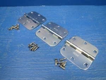 Sgs Chrome Interior Door Hinge 3.5 X W/ Screws ,radius Corner ,pack Of .D1. Fixed Price $39.00.