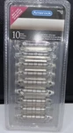 10 Amerock Self Closing 3/8" Inset Hinges Satin Nickel. Fixed Price $16.00.