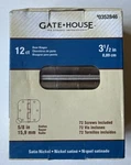 Box -12 Ct Gate House 3-1/2 Hinge Satin Nickel Model #0352846 Includes Screws. Fixed Price $29.95.