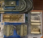 National Hardware Brainerd Brass Spring Utility Hinges Adjustable Double-acting. Fixed Price $50.00.
