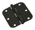 National Hardware N830-197 Oil Rubbed Bronze Steel 512R5/8 Door Hinge 3-1/2 In.. Fixed Price $8.66.