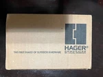 Hager 005401-XCP3 BB1173 5" Half Surface Standard Weight Ball Bearing Hinge. Fixed Price $130.00.