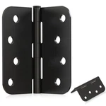 Amzgod 4" X Door Hinges 18 Pack, Matte Black-rounded. Fixed Price $45.90.