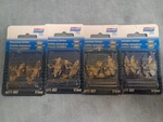 4 Pk Of Decorative Catches Hinge National N211-953 Antique Brass Jewelry Box. Fixed Price $14.00.