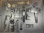 Large Lot Of Hinges Stanley Gate Hardware Spring Latch Handle. Fixed Price $21.96.