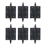 6 Pcs Black Butt Steeple Tip Wrought Iron Cabinet Renovators Supply. Fixed Price $93.99.